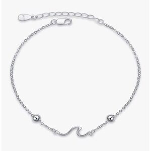 YFN Wave Bracelet 925 Sterling Silver Ocean Wave NEW